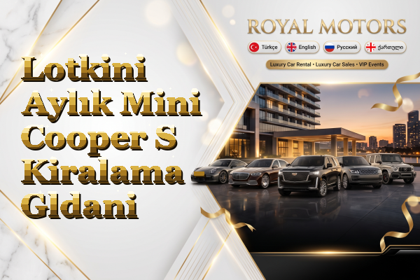 Lotkini Aylık Mini Cooper S Kiralama - Gldani