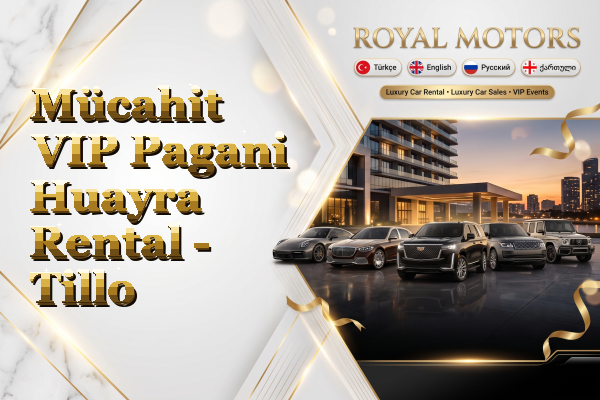 Mücahit VIP Pagani Huayra Rental - Tillo