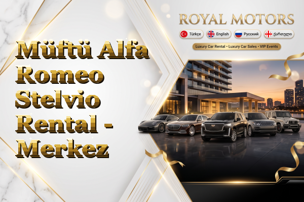 Müftü Alfa Romeo Stelvio Rental - Merkez