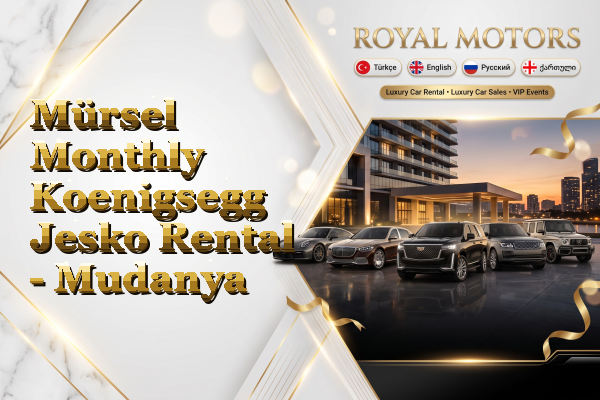 Mürsel Monthly Koenigsegg Jesko Rental - Mudanya