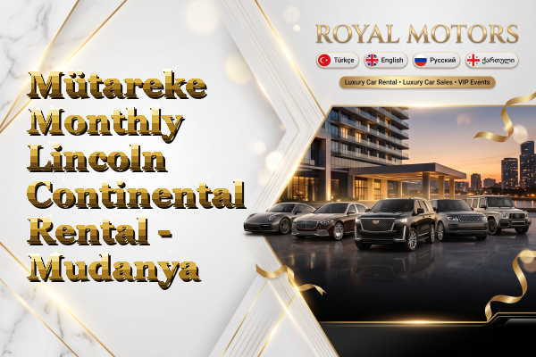 Mütareke Monthly Lincoln Continental Rental - Mudanya