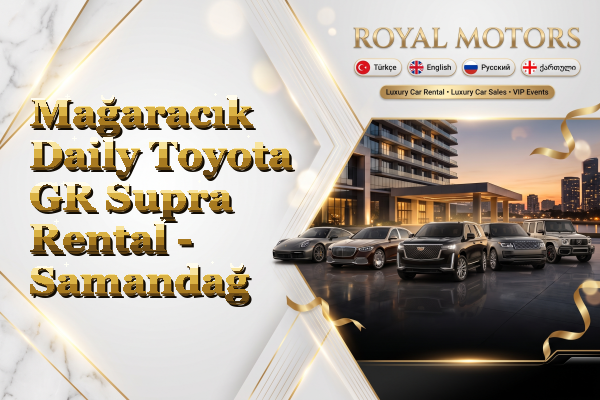 Mağaracık Daily Toyota GR Supra Rental - Samandağ