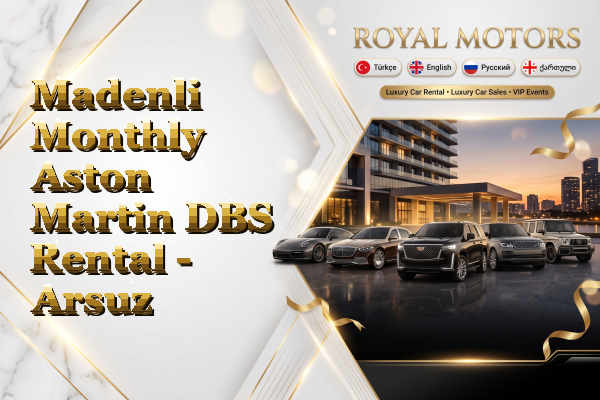 Madenli Monthly Aston Martin DBS Rental - Arsuz