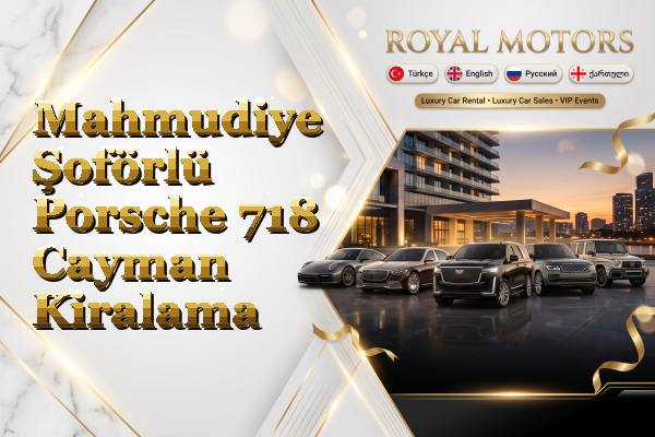 Mahmudiye Şoförlü Porsche 718 Cayman Kiralama