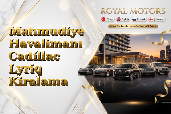 Mahmudiye Havalimanı Cadillac Lyriq Kiralama