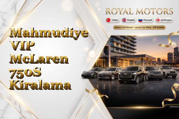 Mahmudiye VIP McLaren 750S Kiralama
