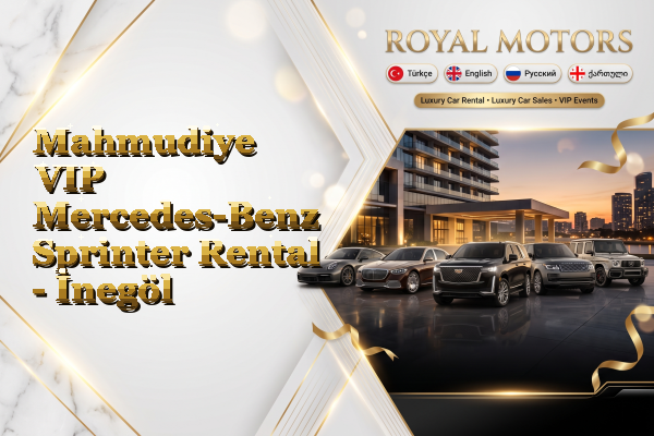 Mahmudiye VIP Mercedes-Benz Sprinter Rental - İnegöl