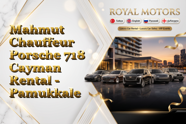 Mahmut Chauffeur Porsche 718 Cayman Rental - Pamukkale