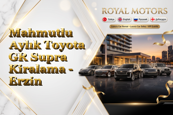 Mahmutlu Aylık Toyota GR Supra Kiralama - Erzin