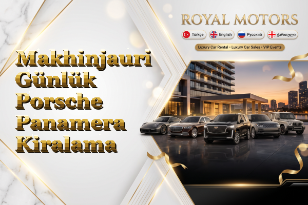 Makhinjauri Günlük Porsche Panamera Kiralama