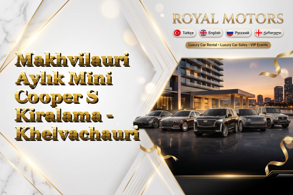 Makhvilauri Aylık Mini Cooper S Kiralama - Khelvachauri