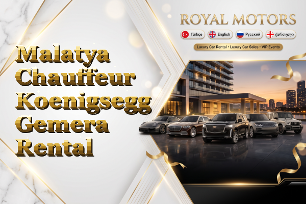 Malatya Chauffeur Koenigsegg Gemera Rental