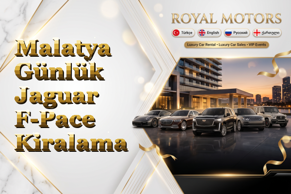 Malatya Günlük Jaguar F-Pace Kiralama