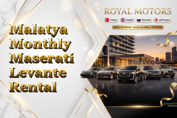 Malatya Monthly Maserati Levante Rental