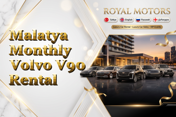Malatya Monthly Volvo V90 Rental