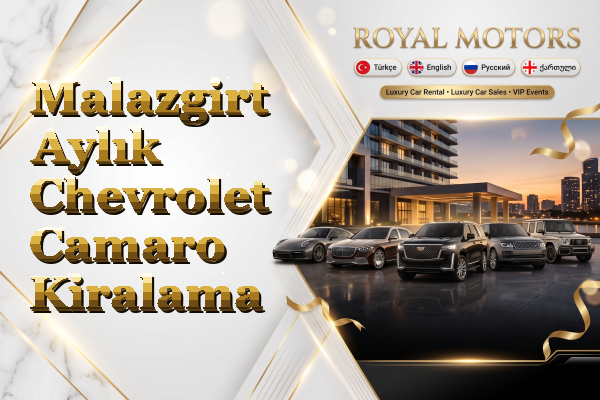 Malazgirt Aylık Chevrolet Camaro Kiralama