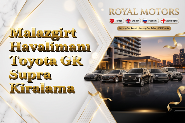 Malazgirt Havalimanı Toyota GR Supra Kiralama