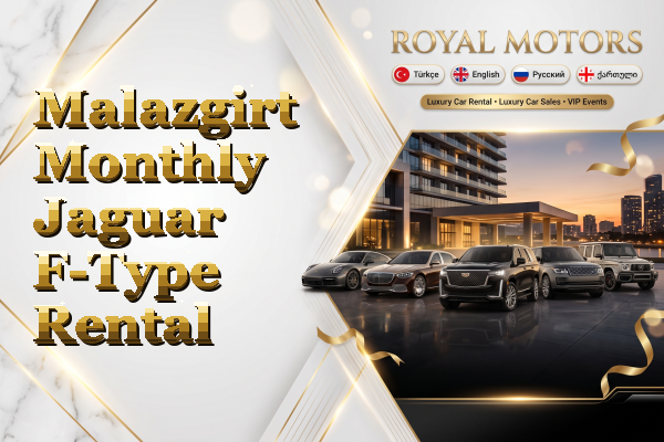 Malazgirt Monthly Jaguar F-Type Rental