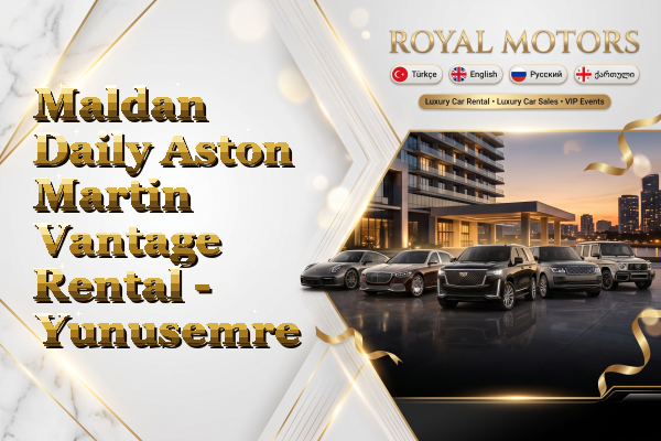 Maldan Daily Aston Martin Vantage Rental - Yunusemre