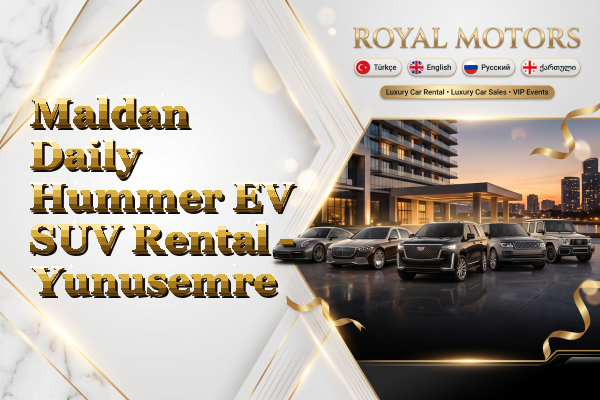 Maldan Daily Hummer EV SUV Rental - Yunusemre