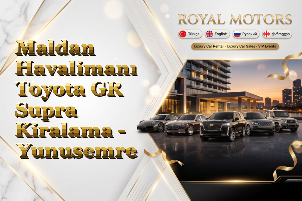Maldan Havalimanı Toyota GR Supra Kiralama - Yunusemre