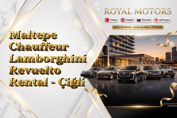 Maltepe Chauffeur Lamborghini Revuelto Rental - Çiğli