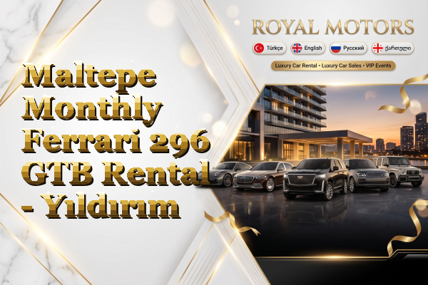 Maltepe Monthly Ferrari 296 GTB Rental - Yıldırım