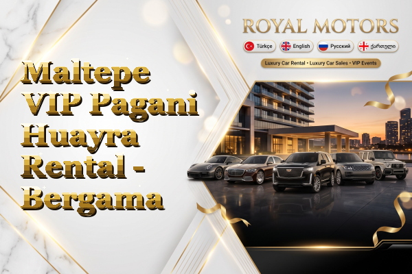 Maltepe VIP Pagani Huayra Rental - Bergama