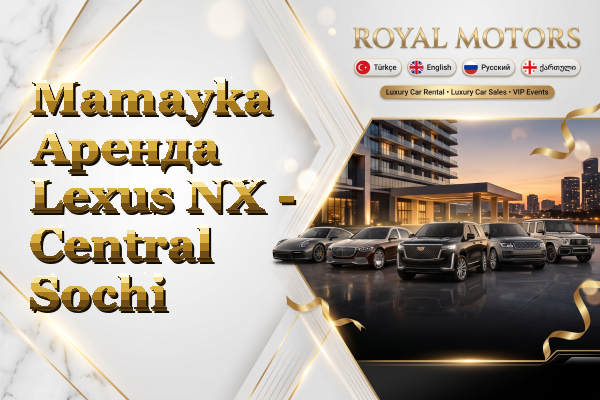 Mamayka Аренда Lexus NX - Central Sochi