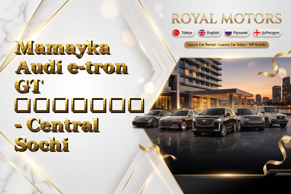Mamayka Audi e-tron GT გაყიდვა - Central Sochi