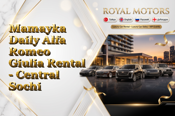 Mamayka Daily Alfa Romeo Giulia Rental - Central Sochi