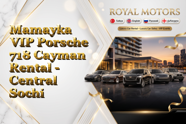 Mamayka VIP Porsche 718 Cayman Rental - Central Sochi