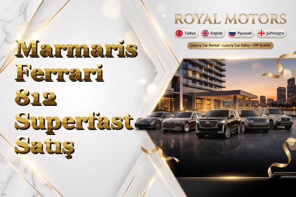 Marmaris Ferrari 812 Superfast Satış