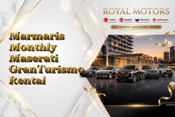 Marmaris Monthly Maserati GranTurismo Rental