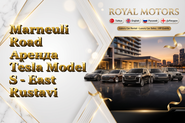 Marneuli Road Аренда Tesla Model S - East Rustavi