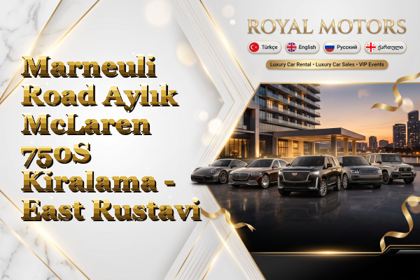 Marneuli Road Aylık McLaren 750S Kiralama - East Rustavi