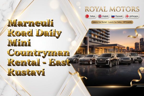 Marneuli Road Daily Mini Countryman Rental - East Rustavi