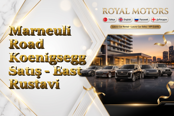 Marneuli Road Koenigsegg Satış - East Rustavi