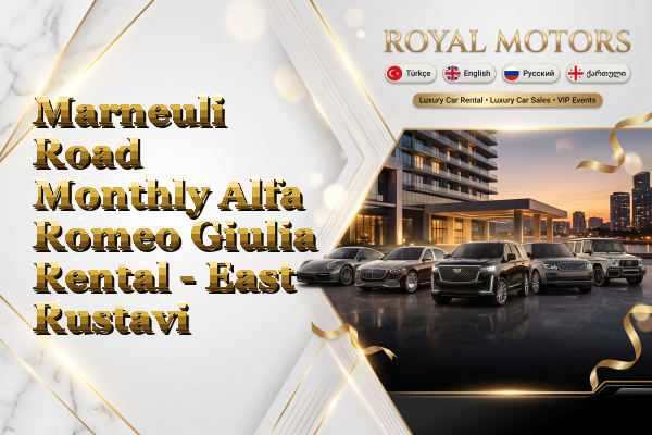 Marneuli Road Monthly Alfa Romeo Giulia Rental - East Rustavi