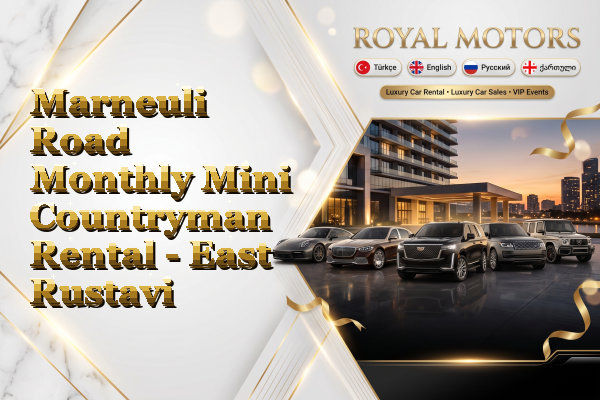 Marneuli Road Monthly Mini Countryman Rental - East Rustavi
