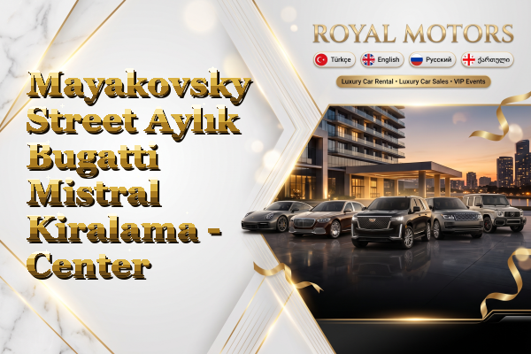 Mayakovsky Street Aylık Bugatti Mistral Kiralama - Center