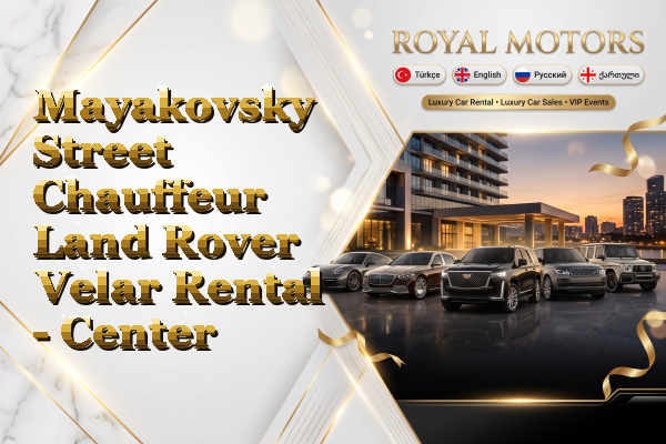Mayakovsky Street Chauffeur Land Rover Velar Rental - Center