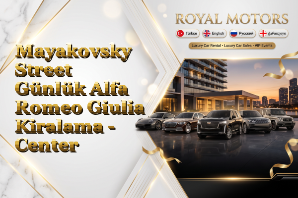 Mayakovsky Street Günlük Alfa Romeo Giulia Kiralama - Center