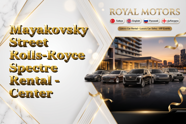 Mayakovsky Street Rolls-Royce Spectre Rental - Center