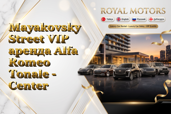 Mayakovsky Street VIP аренда Alfa Romeo Tonale - Center