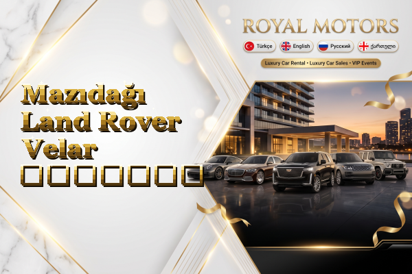 Mazıdağı Land Rover Velar გაყიდვა