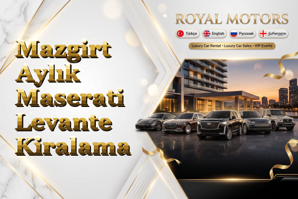 Mazgirt Aylık Maserati Levante Kiralama