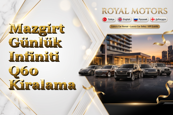 Mazgirt Günlük Infiniti Q60 Kiralama