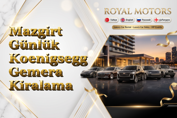 Mazgirt Günlük Koenigsegg Gemera Kiralama