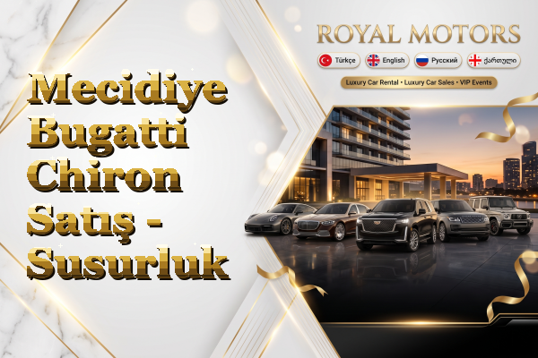 Mecidiye Bugatti Chiron Satış - Susurluk